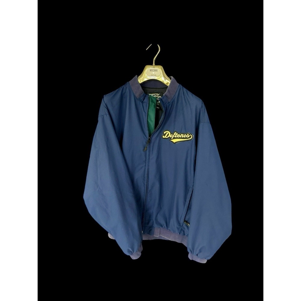 Deftones Golf Jacket Sz Large Patchwork Perfect F… - image 4